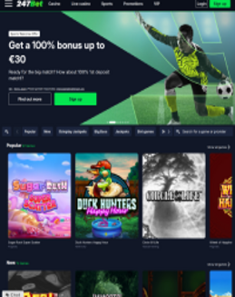 247Bet Casino Screenshot