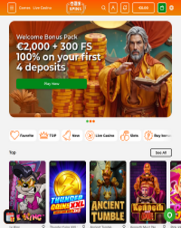 AllSpins Casino Screenshot