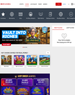 Bovada Casino Screenshot