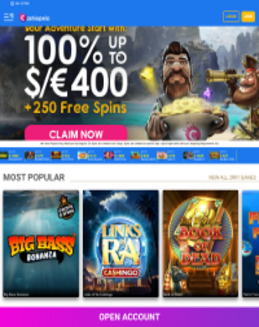Cashiopeia Casino Screenshot