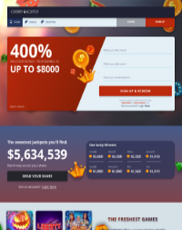 Cherry Jackpot Casino Screenshot