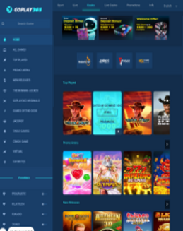 Goplay365 Casino Screenshot