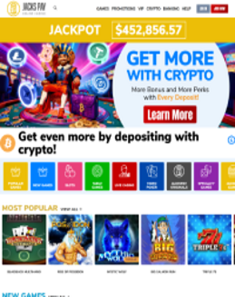 JacksPay Casino Screenshot