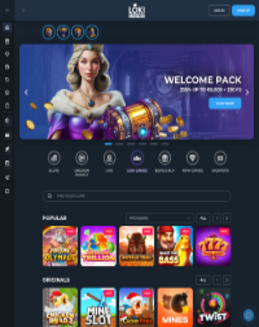 Loki Casino Screenshot