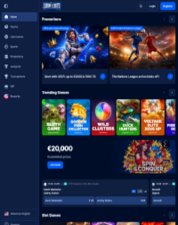 LunaLoots Casino Screenshot