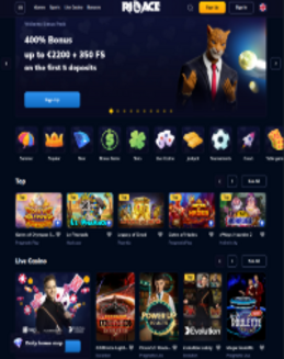 Rioace Casino Screenshot