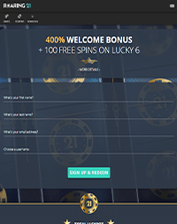 Roaring 21 Casino Screenshot