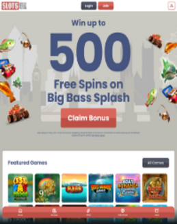 SlotsUK Casino Screenshot
