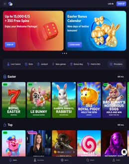 SpinAura Casino Screenshot