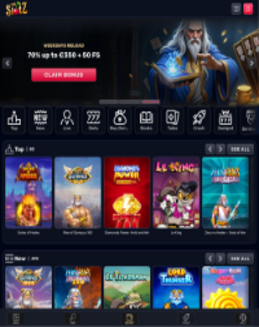TheSlotz Casino Screenshot