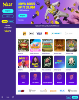 Wildz Casino Screenshot
