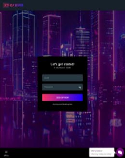 X7 Casino Screenshot