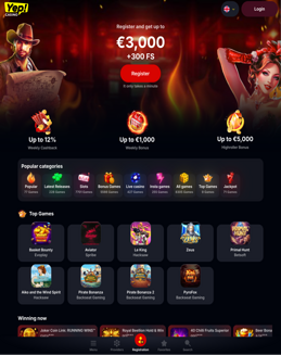Yep Casino Screenshot