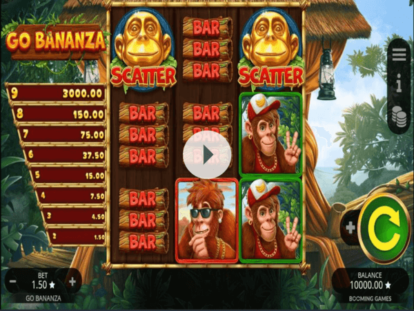 go bananza game page