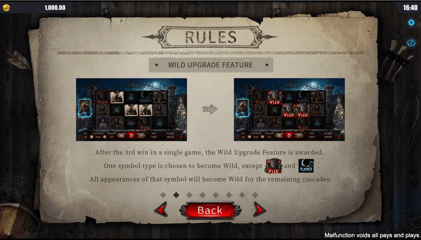 Blood Wolf Legend Online Slots Game Features