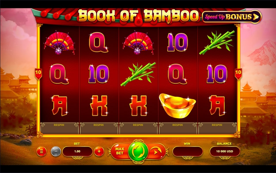 Book of Bamboo Online Slots Game Reels