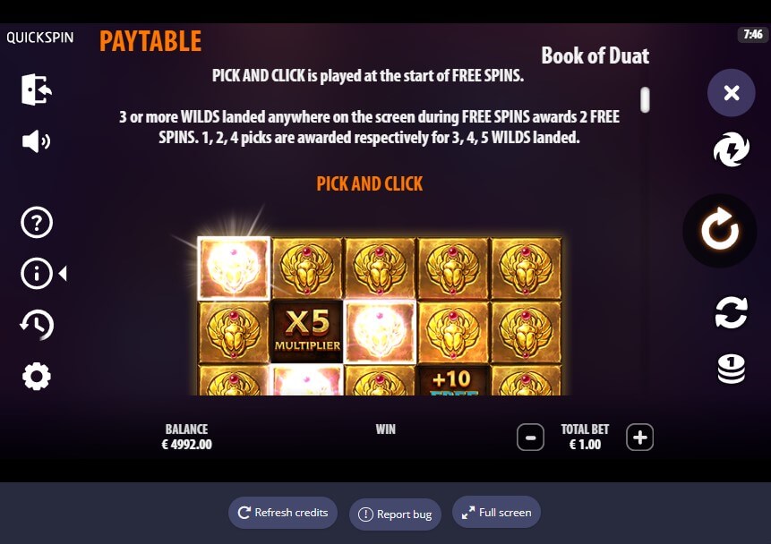 Book of Duat Online Slots Game Features