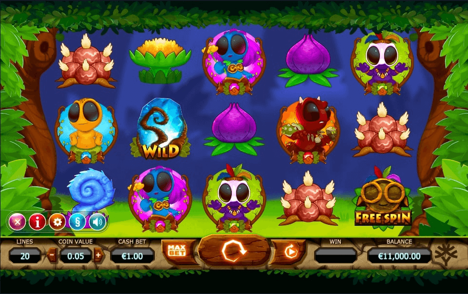 Chibeasties online slot game reels