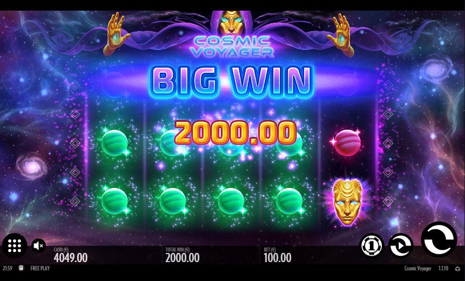 Cosmic Voyager online slot big win