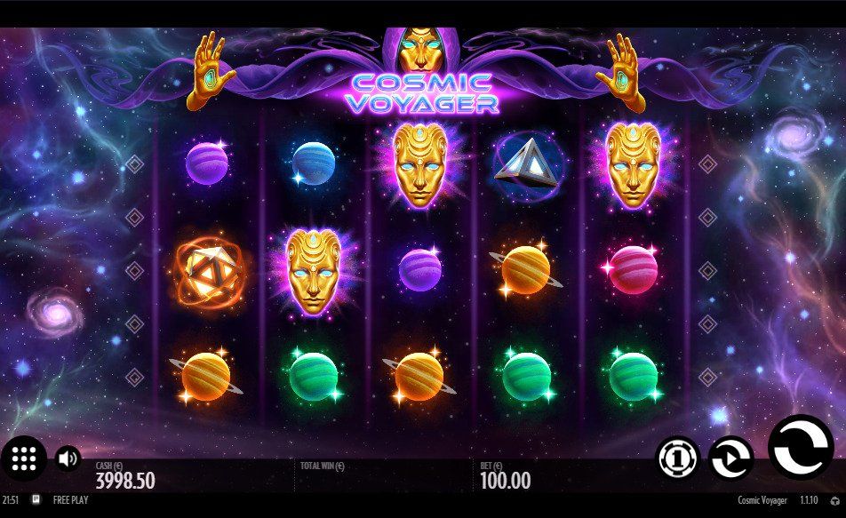 Cosmic Voyager Online slot game reels