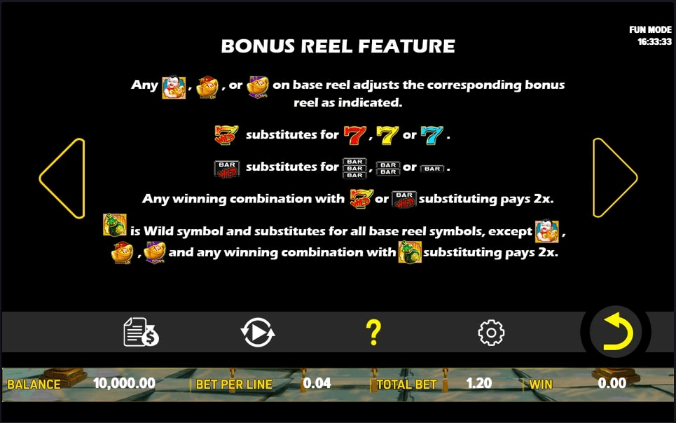 Lucky Spin Online Slot Game Bonus Reel