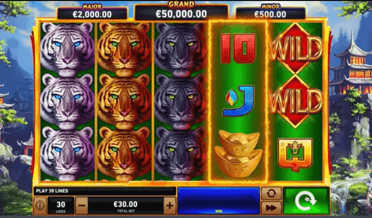 Tiger Stacks Online Slots Game Reels