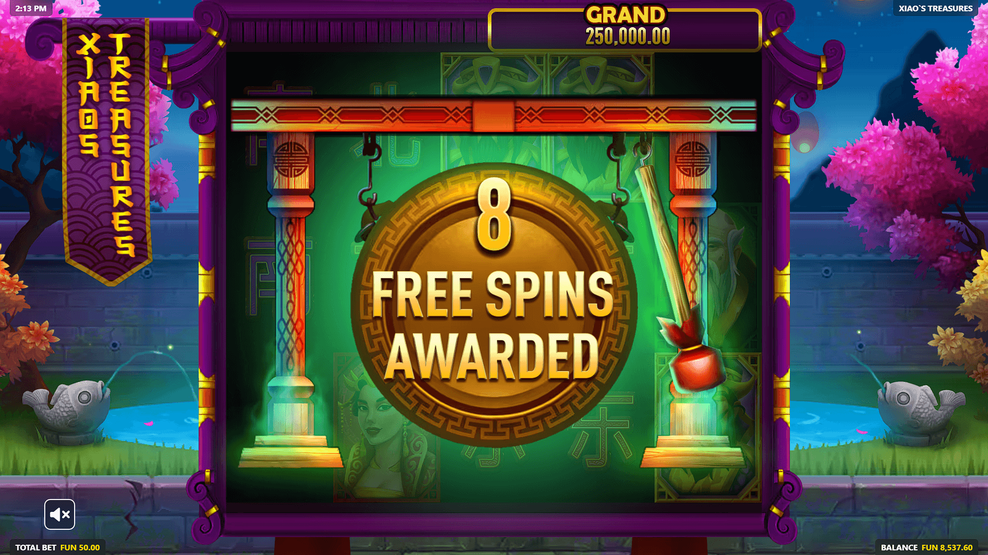 Xiaos Treasure Online Slot Game Free Spins