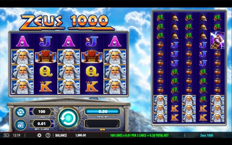 The Zeus 1000 Slot