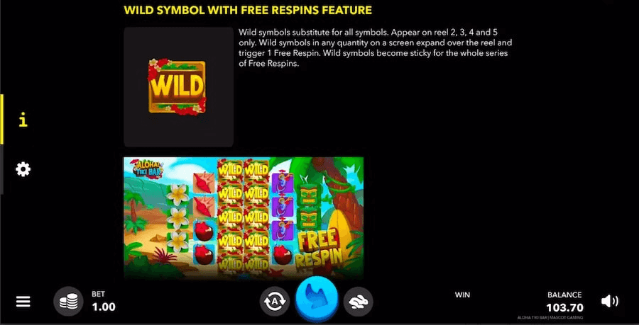 aloha tiki bar features