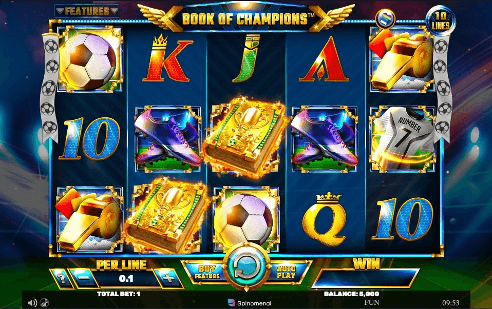 book of champions reels