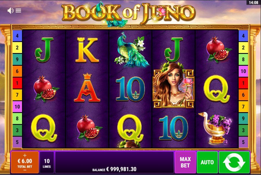 Book of Juno Slot Reels