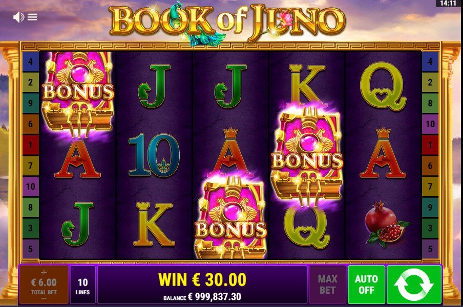 Book of Juno Slot Win