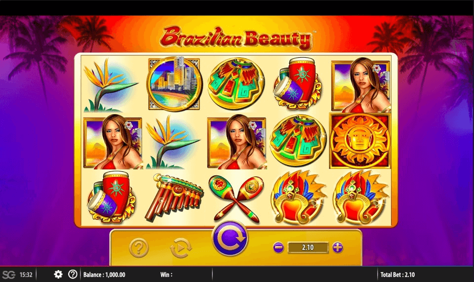Brazilian Beauty Online Slot Game Reels