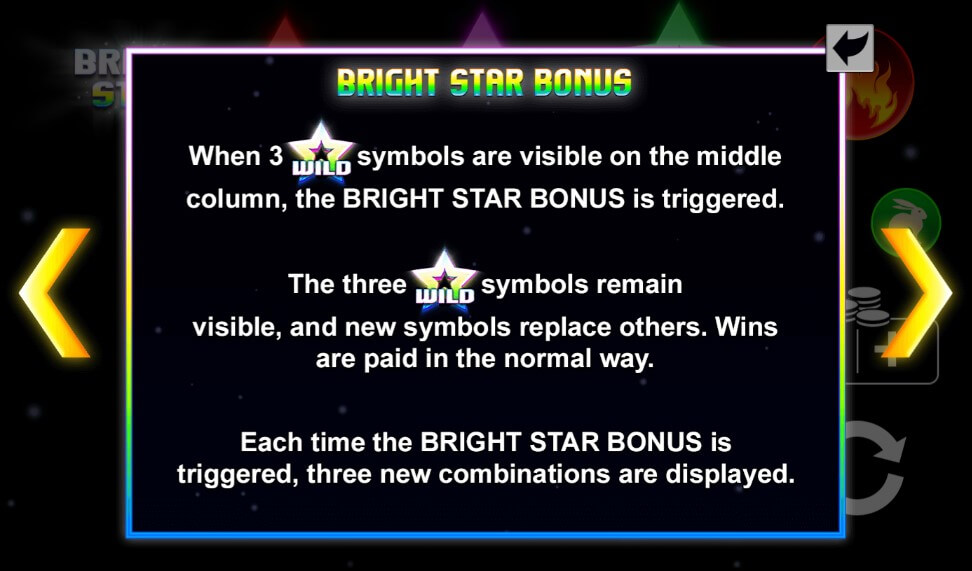 Bright Star Online Slot Game Bonus