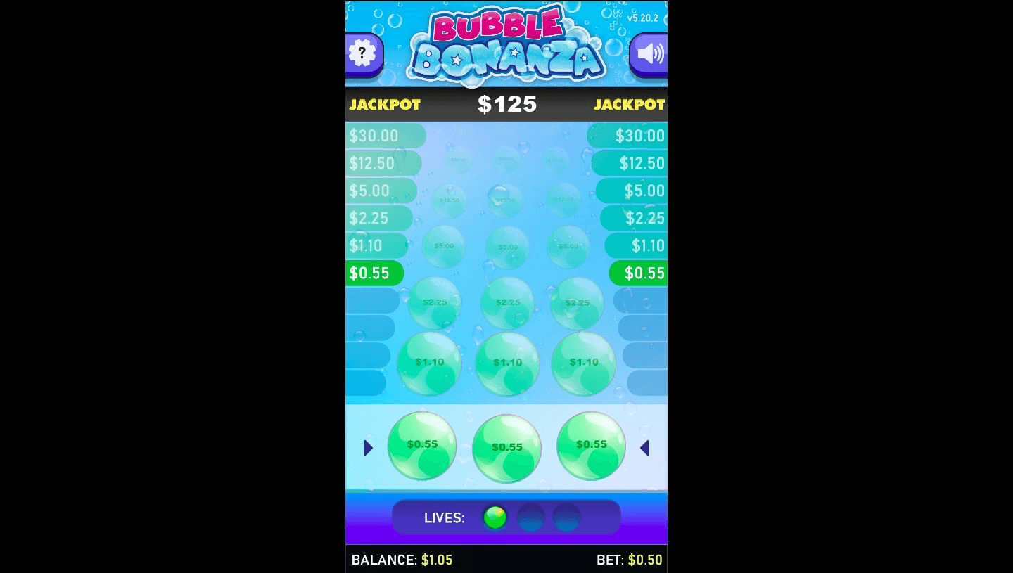 Bubble Bonanza Online Game Features