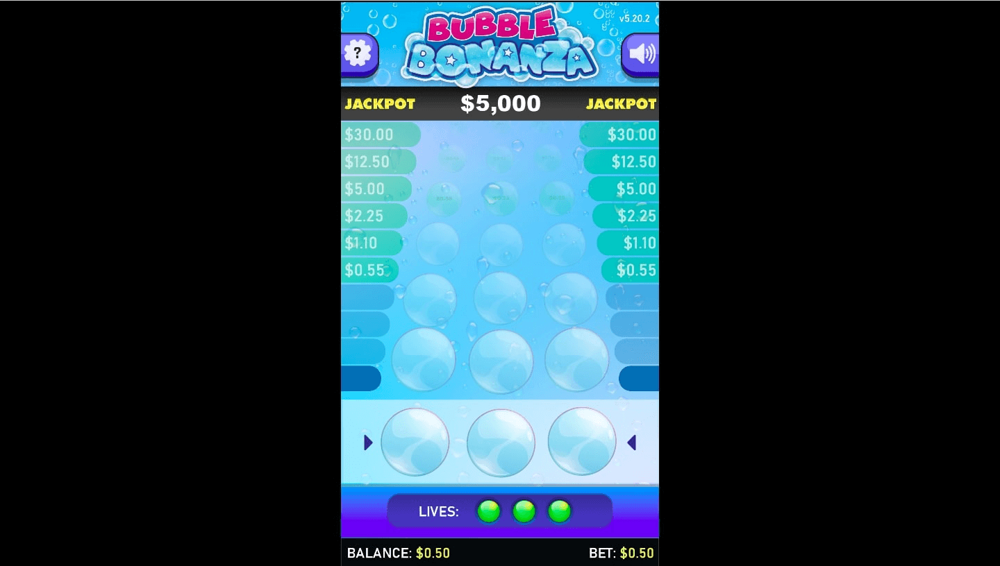 Bubble Bonanza Online Game Reels