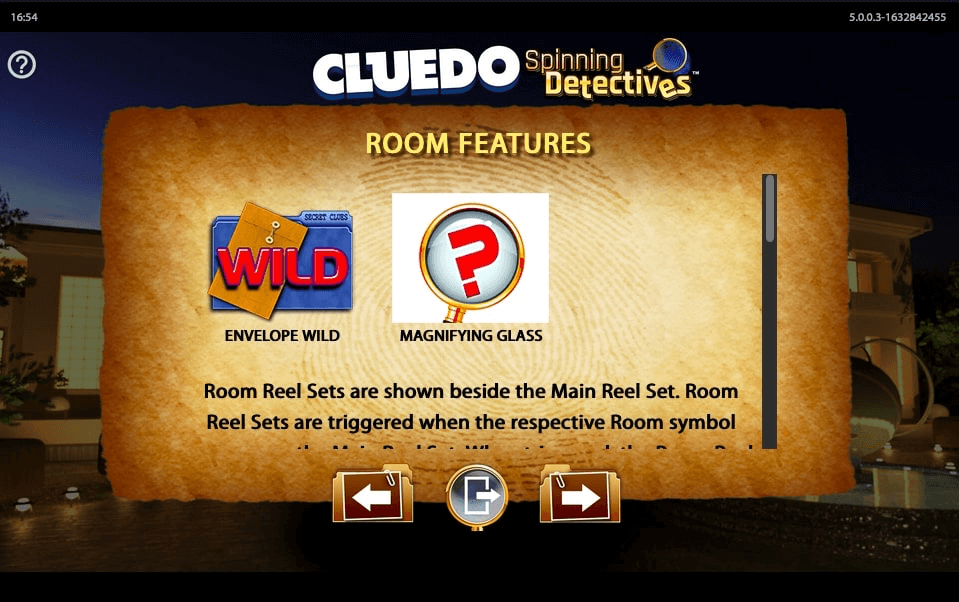 Cluedo Spinning Detectives Online Slot Game Features