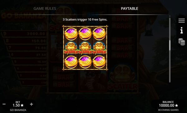 go bananza features