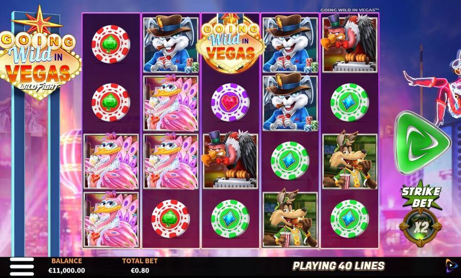 Going Wild in Vegas Wild Fight online slot