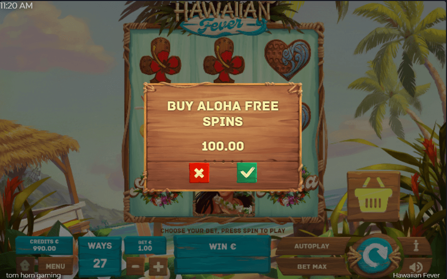 hawaiian fever slot intro buy free spins