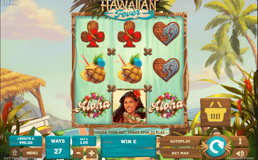 hawaiian fever slot gameplay