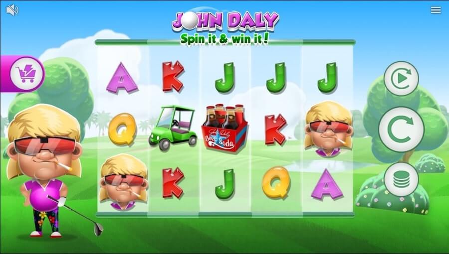 John Daly Spin It and Win It slot play