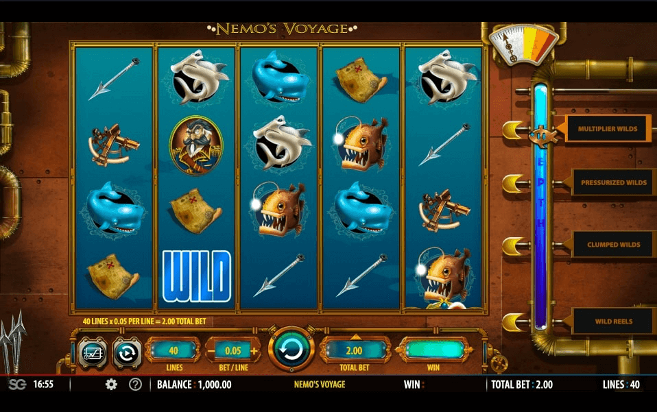 Nemo's Voyage Online Slot Game Reels