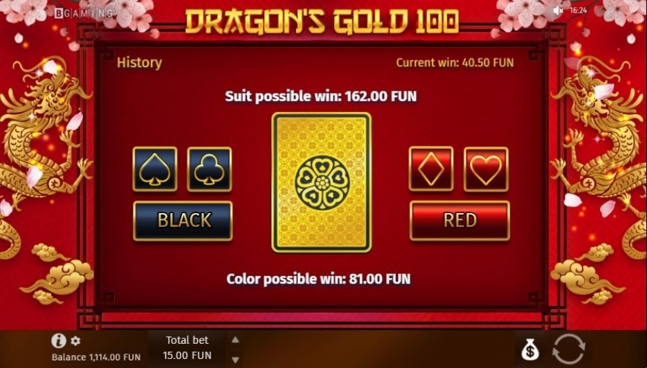 Online slots with gamble feature