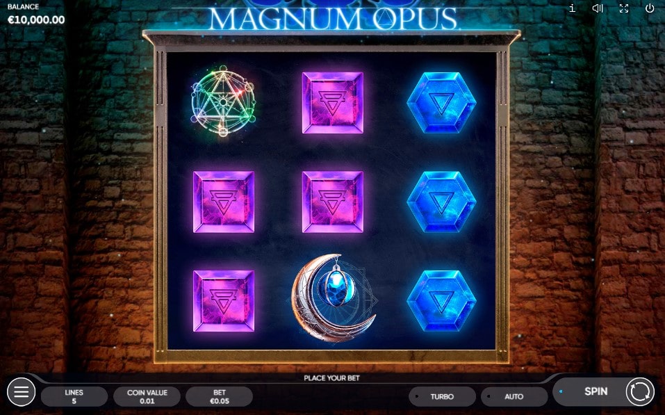 Magnum Opus Slot Reels